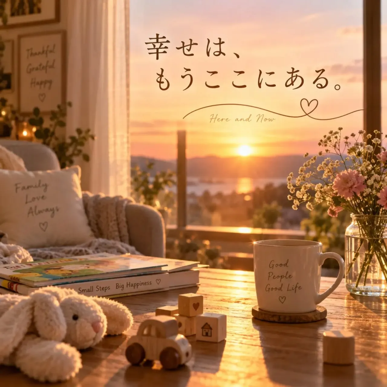 💖幸せは、どこか外側の遠くにあるものじゃない。
