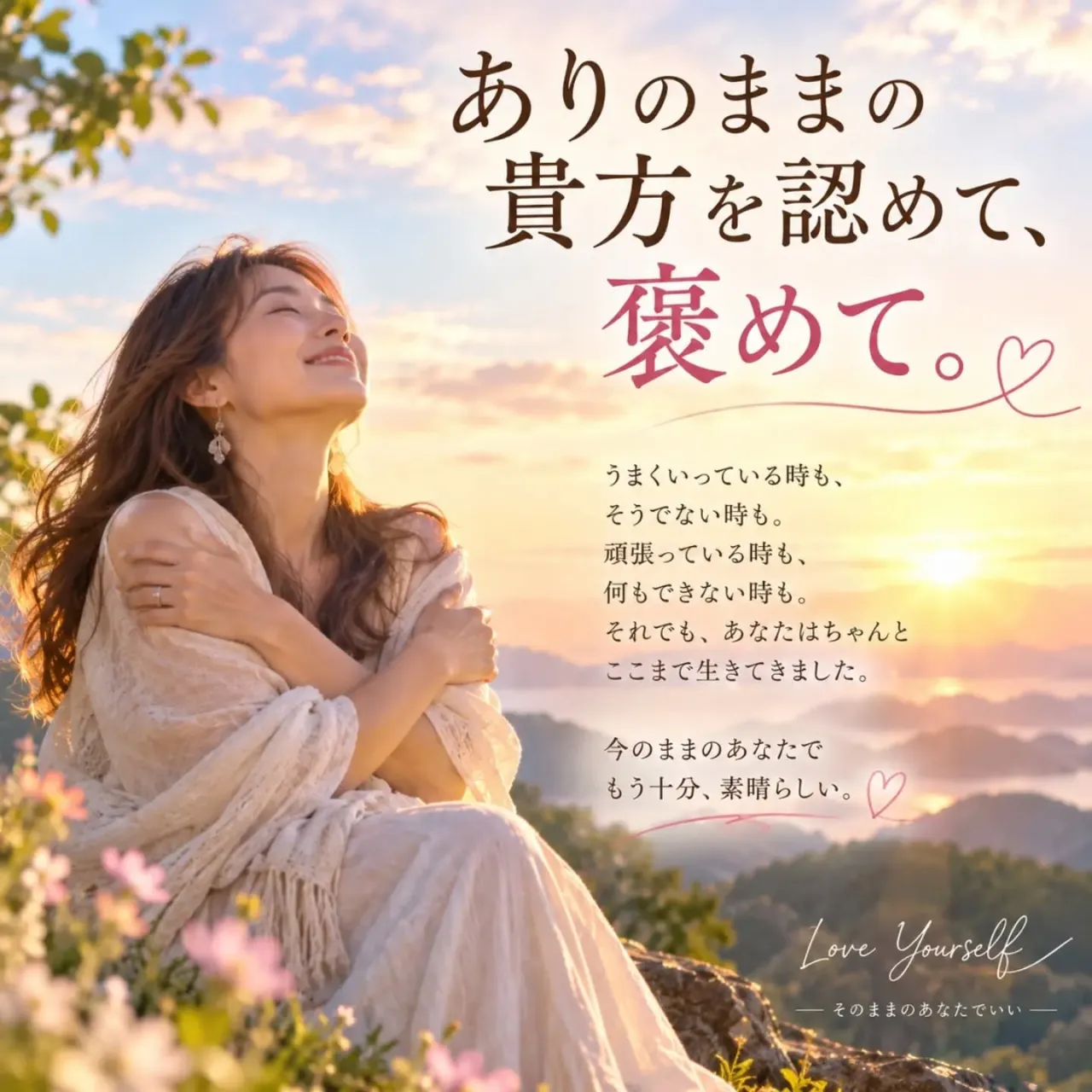 💖幸せは、どこか外側の遠くにあるものじゃない。